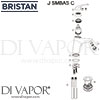 Bristan Java Cloakroom Basin Mixer Tap Clicker Waste Spares